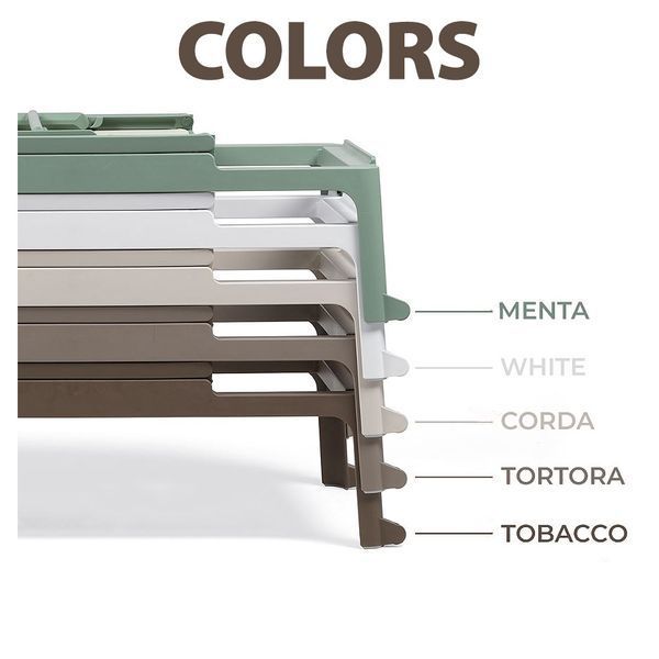 Шезлонг Лежак Nardi PLANO TABACO castagno 40462.53.211 (Шезлонг Лежак для сада террасы бассейна) 33047 DOXYTERRA.md фото