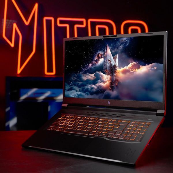 Laptop Acer 17.3 Nitro V 17 AI ANV17-41 Obsidian Black, AMD Ryzen 7 260, 32Gb, 1Tb, GeForce RTX 5060 8Gb, 17.3 FHD (1920x1080) 144Hz AG, HDMI, Gbit Eth, 802.11ax, USB4, USB-A, CR, HD Web, Linux, Illum Keyb, ANV17-41-R7NT, NH.QYVEU.006 247522 DOXYTERRA.md foto