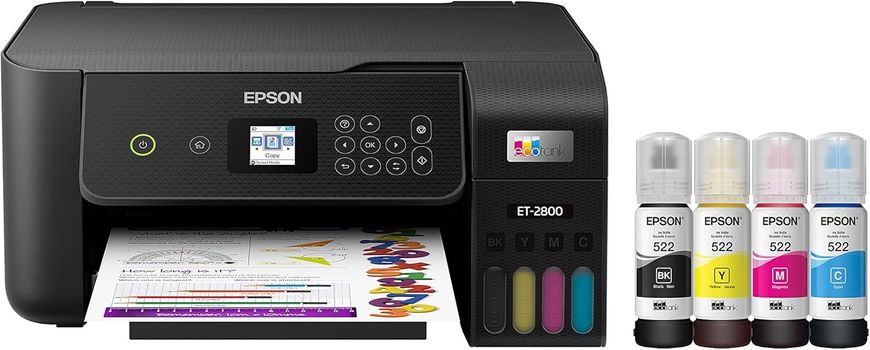 MFD Epson EcoTank L3200 All-in-One Functions: Print, Scan, Copy, A4/ Colour: Black/ Printing Resolution: 5.760 x 1.440 DPI 200649 фото