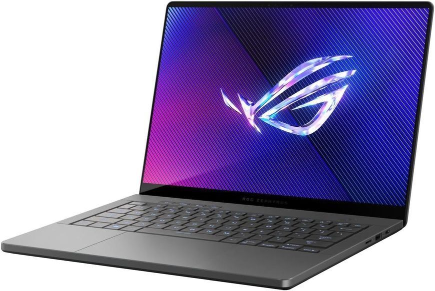 Laptop ASUS 14.0 ROG Zephyrus G14 GA403UH Eclipse Gray, AMD Ryzen 9 270, 16Gb, 1Tb, GeForce RTX 5050 8Gb, 14.0 OLED 3K (2880x1800) 120Hz Non-glare, HDMI, 802.11be, USB4, USB-C, 2x USB-A, Card Reader, IR FHD Webcam, No OS, Illum RGB Keyb, GA403UH-QS024 251155 DOXYTERRA.md фото