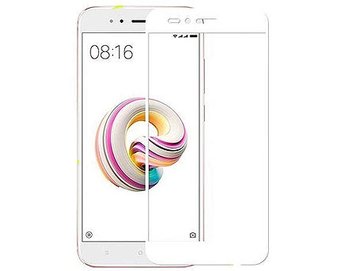 80220013 Screen Geeks sticla protectie Xiaomi Redmi Mi5X/A1 Full Cover Glass Pro All Glue, White (защитное стекло для смартфонов Xiaomi, в асортименте) 24816 фото