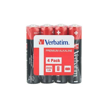 Verbatim AAA Alkaline Battery 4 Pack Shrink 49500 27265 фото