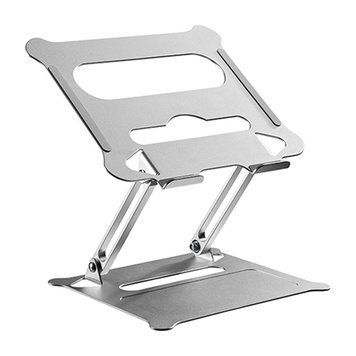 Suport pliabil pentru laptop din aluminiu LumiVida LV-AR-15 Foldable Stepless Adjustment Aluminum Laptop Riser for 11"-15" Laptops & Tablets, Weight Capacity 5Kg 33414 DOXYTERRA.md foto