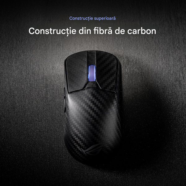 Gaming Wireless Mouse Asus ROG Harpe Ace Extreme, Black, 42000 dpi, 8000 Hz, Baterie integrată, USB, 90MP03U0-BMUA00 262602 DOXYTERRA.md foto