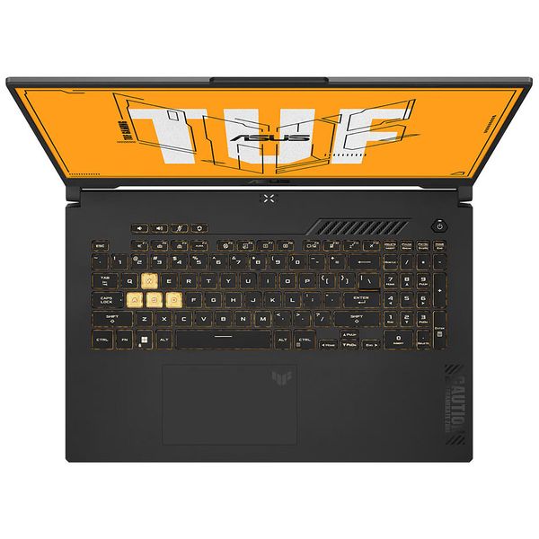 Laptop 17.3 ASUS TUF Gaming F17 FX707ZV4, Intel i7-12700H 3.5-4.7GHz/16GB DDR4/M.2 NVMe 512GB SSD/GeForce RTX4060 8GB GDDR6/WiFi 6 802.11ax/BT5.2/USB TypeC/HDMI/Backlit RGB Keyboard/720P Cam/17.3 FHD IPS LED-backlit 144Hz (1920x1080)/NoOS/Gaming FX707ZV4- 31284 foto