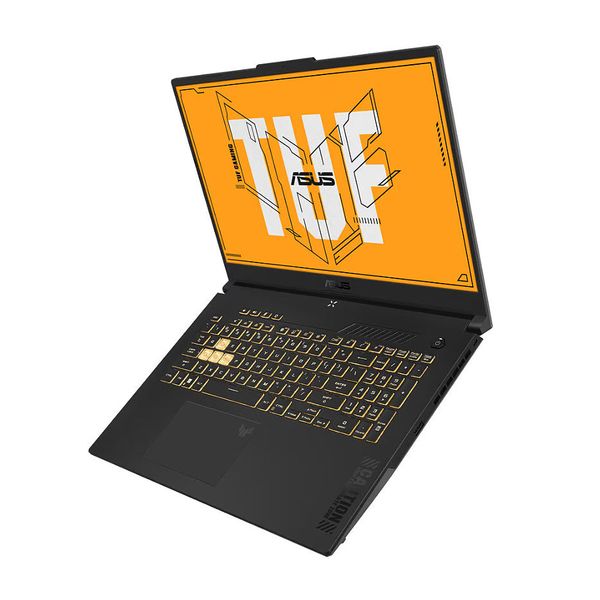 Ноутбук 17.3 ASUS TUF Gaming F17 FX707ZV4, Intel i7-12700H 3.5-4.7GHz/16GB DDR4/M.2 NVMe 512GB SSD/GeForce RTX4060 8GB GDDR6/WiFi 6 802.11ax/BT5.2/USB TypeC/HDMI/Backlit RGB Keyboard/720P Cam/17.3 FHD IPS LED-backlit 144Hz (1920x1080)/NoOS/Gaming FX707ZV4 31284 фото