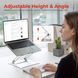 Suport pliabil pentru laptop din aluminiu LumiVida LV-AR-15 Foldable Stepless Adjustment Aluminum Laptop Riser for 11"-15" Laptops & Tablets, Weight Capacity 5Kg 33414 foto 7 DOXYTERRA.md