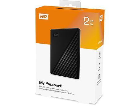 2.5 2TB External HDD WD My Passport WDBYVG0020BBK-WESN, Black, USB 3.0, (hard disk extern HDD/внешний жесткий диск HDD) 26300 DOXYTERRA.md фото