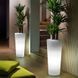 Cache-pot vaza de exterior cu iluminare LYXO GAIA Round Cache-Pot with LED Light E27 10W 6.500K, IP65, Wire inox base, H 130 cm, CH302-1300X1+019CA02 (Ghiveci luminos cu lumina LED cu alimentare cu fir 3m cu baza din otel inoxidabil-cu fir) 33452 foto 1 DOXYTERRA.md
