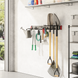 Suport organizator pentru unelte Brateck LGS01-02 Versatile Heavy-Duty Wall Storage Rack, 1222x125x280mm, 2xSingle Hooks, 4xDouble Hooks, 2x Four Hooks, 2xStraps, Weight Capacity 228Kg 33399 foto 2 DOXYTERRA.md