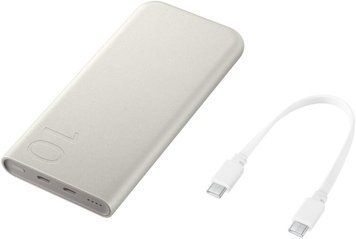 Power Bank Samsung 10,000 mAh Battery Pack (25W Super Fast Charging), Beige, 2 x USB-C, EB-P3401XUEGWW 33680 DOXYTERRA.md foto