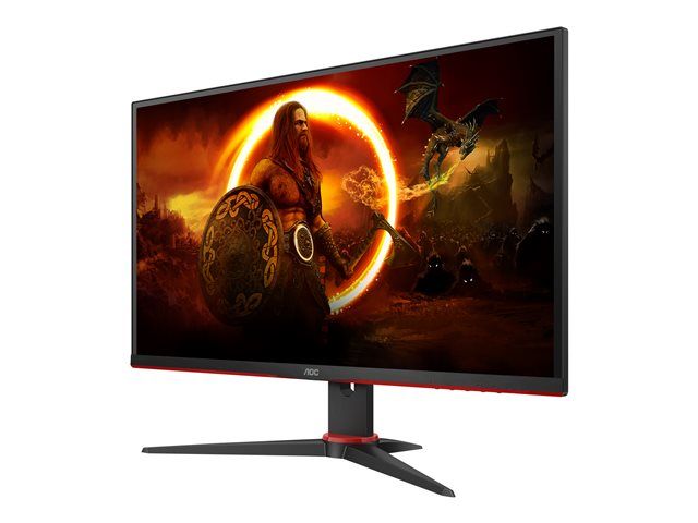 27.0 AOC VA LED Q27G2E/BK Borderless Black/Red (1ms, 3000:1, 250cd, 2560x1440, 178°/178°, Refresh Rate 155Hz, HDMI2.0 x 2, DisplayPort, Audio Line-out, VESA) AOC Q27G2E/BK foto