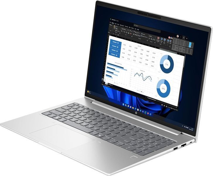 Laptop HP 16.0 ProBook 4 G1iR 16 Pike Silver, Intel Core i5-1334U, 24Gb, 1Tb, Intel Iris Xe Graphics, 16.0 IPS FHD (1920x1200) AG, HDMI, Gbit Ethernet, 802.11ax, USB-C, USB-A, FHD Webcam, FreeDOS, CT9M2AT#UUQ 265459 DOXYTERRA.md foto