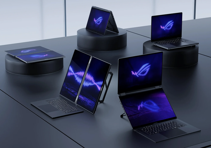 Laptop ASUS 16.0 ROG Zephyrus Duo 16 GX651AR Stellar Grey, Intel Core Ultra 9 386H, 32Gb LPDDR5X-8533, 1Tb, GeForce RTX 5070 Ti 12Gb, 16.0 OLED 3K (2880x1800) 120Hz AG, HDMI, 802.11be, TB4, USB-A, CR, IR FHD Web, Win11 Home, Illum RGB Keyb, GX651AR-SR032W 256822 DOXYTERRA.md фото
