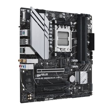 Материнская плата ASUS PRIME B650M-A WIFI II AMD B650, AM5, Dual DDR5 6400+MHz, PCI-E 4.0/3.0 x16, DislpayPort/D-Sub/HDMI 2.1, USB 3.2, SATA&PCIe RAID, M.2 PCIe 5.0 x4 Socket, M.2 PCIe 4.0 x4, SB 8-Ch., Wi-Fi6 802.11ax, 2.5Gb Ethernet, Aura 30759 фото