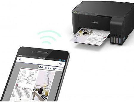 Epson EcoTank L3150 Color Printer/Copier/Color Scanner, WiFi & WiFi Direct, A4, 5760 x 1440 dpi, 33 ppm monochrome/ 15ppm color, USB 2.0, Black ink (8100 pages 5%), color ink (6500 pages 5%), no cable USB www 26255 DOXYTERRA.md foto