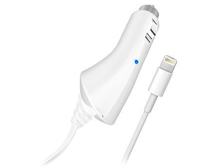 Tracer Car Charger TRACER 12V iPhone 5/iPad 4 2,1A, white (incarcator auto/автомобильное зарядное устройство) 19492 фото