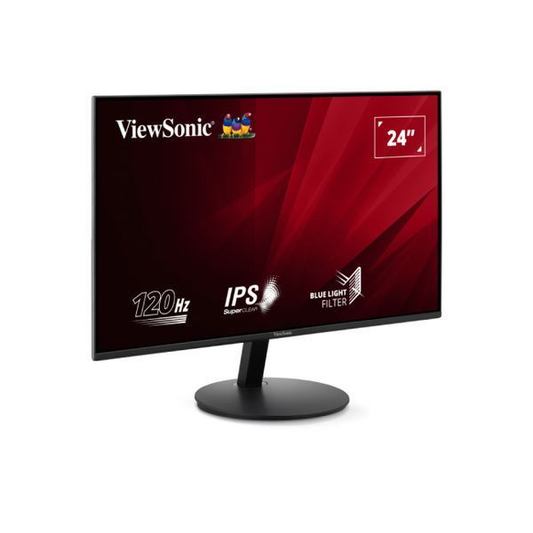 Monitor 23.8 VIEWSONIC VA LED VA24E1-H Black (5ms, 1500:1, 250cd, 1920x1080, 178&deg;/178&deg;, VGA, HDMI, Refresh Rate 120Hz, VESA) 32840 DOXYTERRA.md фото