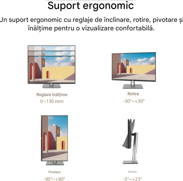Monitor 27 ASUS ProArt PA278CGRV Professional Monitor IPS WQHD 16:9, 0.233mm, 144Hz, 5ms, 100% sRGB, 97% DCI-P3, Color Accuracy Delta E