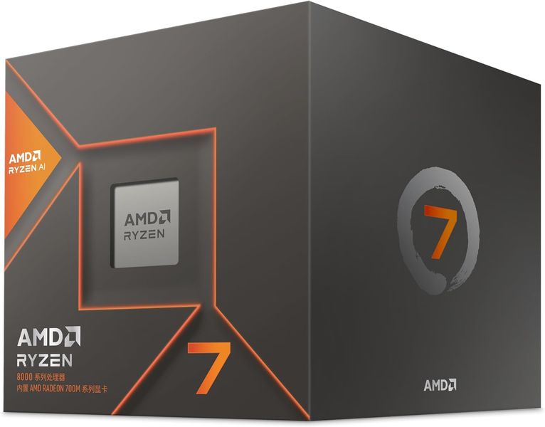 Процессор CPU AMD Ryzen 7 8700G 8-Core, 16 Threads, 4.2-5.1GHz, AMD Radeon 780M Graphics, 8MB L2 Cache, 16MB L3 Cache, AM5, Cooler, BOX (100-100001236BOX) 32129 фото