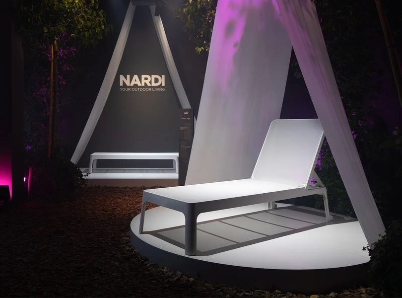 Шезлонг Лежак Nardi PLANO BIANCO bianco 40462.00.107 (Шезлонг Лежак для сада террасы бассейна) 33044 DOXYTERRA.md фото