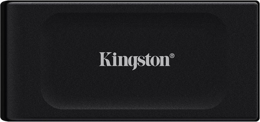 Внешний SSD 2TB Kingston XS1000 SXS1000/2000G External SSD, Black, Read 1050 MB/s, Write 1000 MB/s, USB 3.2 Gen.2, USB-A to USB-C adapter 33301 DOXYTERRA.md фото