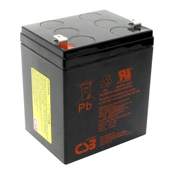 Аккумуляторная батарея CSB HR 1221W 12V 5AH Battery UPS F2, 3-5 Years Life Time 29795 фото