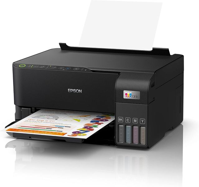 MFD Epson EcoTank L3550 All-in-One Functions: Print, Scan, Copy / Printing Method: PrecisionCore Print Head/ Printing Resolution: 4.800 x 1.200 DPI 207439 фото