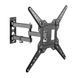 Крепление подвес настенный кронштейн для телевизора LCD/TV Full motion Wall Mount Brateck LPA68-443, Max VESA 400x400, Screen 23"-65" Load 30 Kg, Profile 60-382mm, Tilt +3&deg;~-10&deg;, Swivel +90&deg;~-90&deg;  33402 фото 1 DOXYTERRA.md