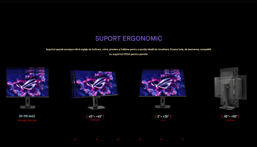 Monitor 27 ASUS ROG Strix OLED XG27AQDMES HDR10 2K Gaming Monitor WIDE 16:9, 0.229, 0.03ms, 240Hz, 400cd/m2, 99% DCI-P, FreeSync&G-Sync, Pivot, Contrast 1.500.000:1, H:400-400kHz, V:48-240Hz, 26.5" 2560x1440 QD-OLED, 2xHDMI v2.1/DP1.4 DSC 33493 DOXYTERRA.md foto