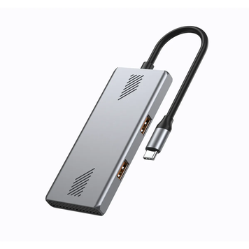 Bluetooth adaptor Gembird UHB-CM-U310-A2C2-01, USB Type-C 4-port Hub, 2xUSB-A ports and 2xUSB-C 3.2(Gen 2), 10 Gbit/s data transfer, black 33619 DOXYTERRA.md foto
