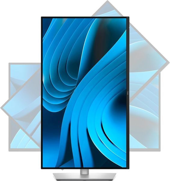 Monitor 27 DELL Dell Pro Plus P2725D Silver, IPS, 2560x1440 WQHD, 100Hz, 5ms, CR1500:1, 350cd, HDMI+DP+USB, Pivot 232992 DOXYTERRA.md фото