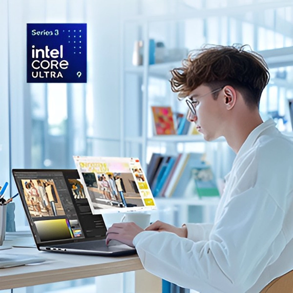 Ноутбук 14 ASUS ZenBook 14 OLED UX3480AA Arctic Blue, Intel Core Ultra 7 355 2.3-4.7Ghz/16GB LPDDR5X/SSD 512GB M.2 NVMe PCIe4.0/Intel Graphics/WiFi 6E/BT5.4/HDMI/FHD camera IR/Illum. Keyb./14 OLED 300nits HDR FullHD 16:10 (1920x1200)/Win11 UX3480AA-U1013W 33693 DOXYTERRA.md фото
