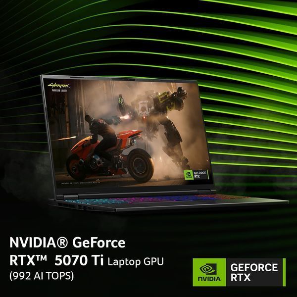 Laptop Acer 16.0 Nitro 16S AI AN16S-61 Obsidian Black, AMD Ryzen AI 7 350, 16Gb, 1Tb, GeForce RTX 5070 Ti 12Gb, 16.0 WQXGA (2560x1600) 180Hz Non-glare, HDMI, Gbit Ethernet, 802.11ax, USB4, USB-C, USB-A, CR, FHD Webcam, Linux, Illum RGB Keyb, NH.QZWEU.003 256893 DOXYTERRA.md foto