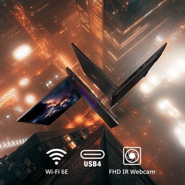 Laptop Acer 16.0 Nitro 16S AI AN16S-61 Obsidian Black, AMD Ryzen AI 7 350, 16Gb, 1Tb, GeForce RTX 5070 Ti 12Gb, 16.0 WQXGA (2560x1600) 180Hz Non-glare, HDMI, Gbit Ethernet, 802.11ax, USB4, USB-C, USB-A, CR, FHD Webcam, Linux, Illum RGB Keyb, NH.QZWEU.003 256893 DOXYTERRA.md foto