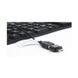 Клавиатура Gembird KB-109F-B, Flexible keyboard, USB, OTG adapter, black color, US layout 31145 фото 3