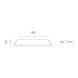 Top laminat dreptunghiular pentru masa Nardi PIANO LAMINATO 120X80 grosime 1 cm BIANCO 30720.10.301 (Blat laminat) 28683 foto 2 DOXYTERRA.md