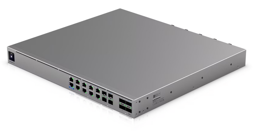 Mежсетевой экран UniFi для крупных корпоративных сетей Ubiquiti Enterprise Firewall Core  EF-Core, 4x QSFP28, 4x SFP28, 8x 10 GbE, 2x GbE, UniFi, EF-Core EF-Core DOXYTERRA.md фото