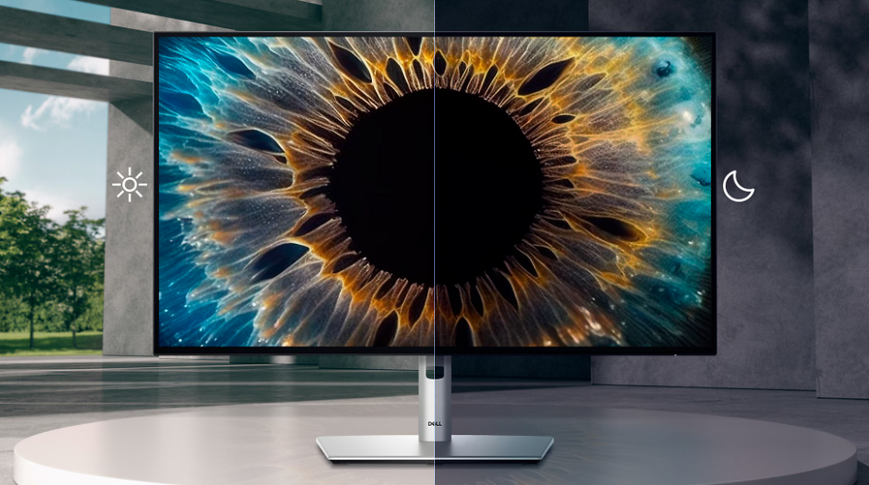 Monitor 27 DELL UltraSharp U2724DE Silver, IPS, 2560x1440 WQHD, 120Hz, 5ms, 350cd, HDMI+DP+USB+TypeC, LAN, Pivot 214096 DOXYTERRA.md фото