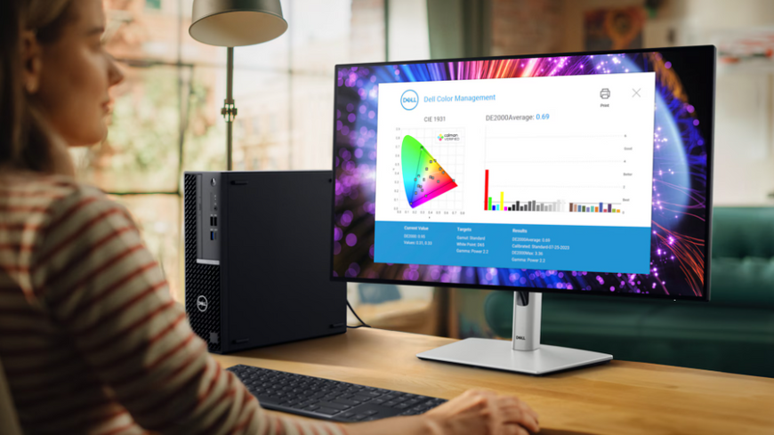 Monitor 27 DELL UltraSharp U2724DE Silver, IPS, 2560x1440 WQHD, 120Hz, 5ms, 350cd, HDMI+DP+USB+TypeC, LAN, Pivot 214096 DOXYTERRA.md фото