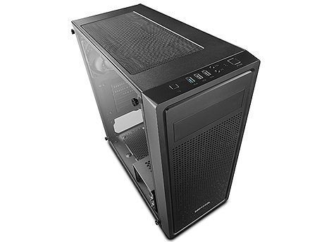 Case Middletower Deepcool E-SHIELD E-ATX/ATX Black no PSU, Side Tempered glass, 1xUSB3.0/2xUSB2.0/AudioHD x 1/Mic x 1, Included: Rear: 1x120mm fan; Optional: Front: 3x120mm or 3x140mm; Top: 2x120mm/140mm (carcasa/корпус) 26388 DOXYTERRA.md foto