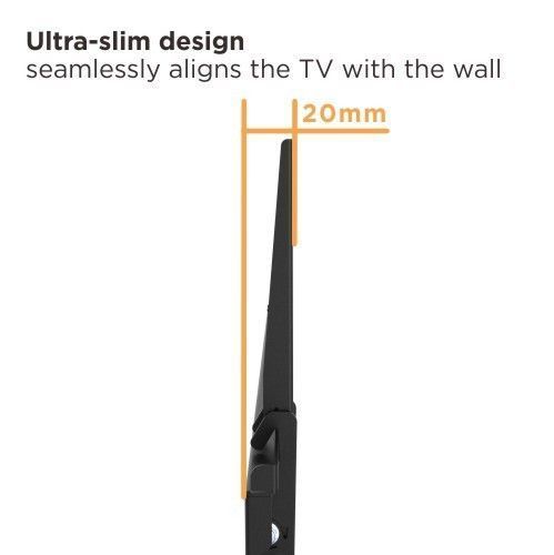 Suport de perete pentru TV LCD/TV Full motion Wall Mount  Flat Panel Wall Support Brateck KL32-44T for TV screen size 32" - 75", Tilt from +0&deg; to -8&deg;, Super Slim design 20mm, Max VESA 400x400, 45Kg  33405 DOXYTERRA.md foto