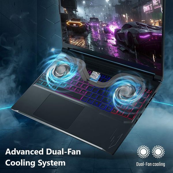 Laptop Acer 16.0 Nitro V 16S AI ANV16S-41 Obsidian Black, AMD Ryzen 7 260, 32Gb, 1Tb, GeForce RTX 5070 8Gb, 16.0 WQXGA (2560x1600) 180Hz Non-glare, HDMI, Gbit Ether, 802.11ax, USB4, USB-A, CR, HD Web, Linux, Illum RGB Keyb, NH.U02EU.002 240814 DOXYTERRA.md foto