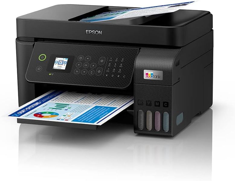 MFD Epson EcoTank L5290 All-in-One Functions: Print, Scan, Copy, Fax, A4, ADF 30 sheets/ Colour: Black/ Printing Resolution: 5.760 x 1.440 DPI 147727 foto