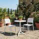 Set mobila de terasa masa Nardi STEP + 2 fotolii Nardi Bora Bistrot BIANCO 33368 foto 2 DOXYTERRA.md