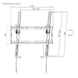 Suport de perete pentru TV LCD/TV Full motion Wall Mount  Flat Panel Wall Support Brateck KL32-44T for TV screen size 32" - 75", Tilt from +0&deg; to -8&deg;, Super Slim design 20mm, Max VESA 400x400, 45Kg  33405 foto 6 DOXYTERRA.md