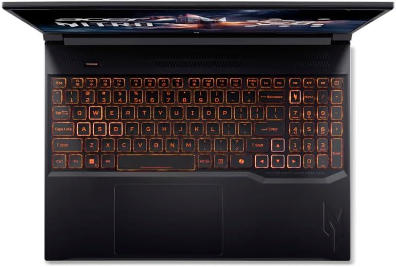Laptop Acer 16.0 Nitro V 16 AI ANV16-42 Shale Black, AMD Ryzen 7 260, 16Gb, 1Tb, GeForce RTX 5050 8Gb, 16.0 WUXGA (1920x1200) 180Hz Non-glare, HDMI, Gbit Ethernet, 802.11ax, USB4, USB-A, CR, HD Web, Linux, Illum Keyb, NH.U1HEU.004 247521 DOXYTERRA.md foto