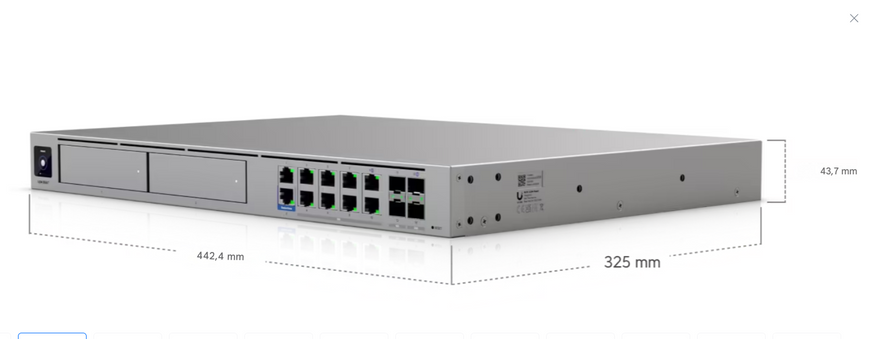 Mежсетевой экран UniFi для крупных корпоративных сетей Ubiquiti Unifi Dream Machine Beast UDM-Beast, UniFi OS Console, Cloud Gateway, Video Network Recorder, 2x SFP28, 2x SFP+, 8x 10GbE, 2xGbE, UDM-Beast UDM-Beast DOXYTERRA.md фото