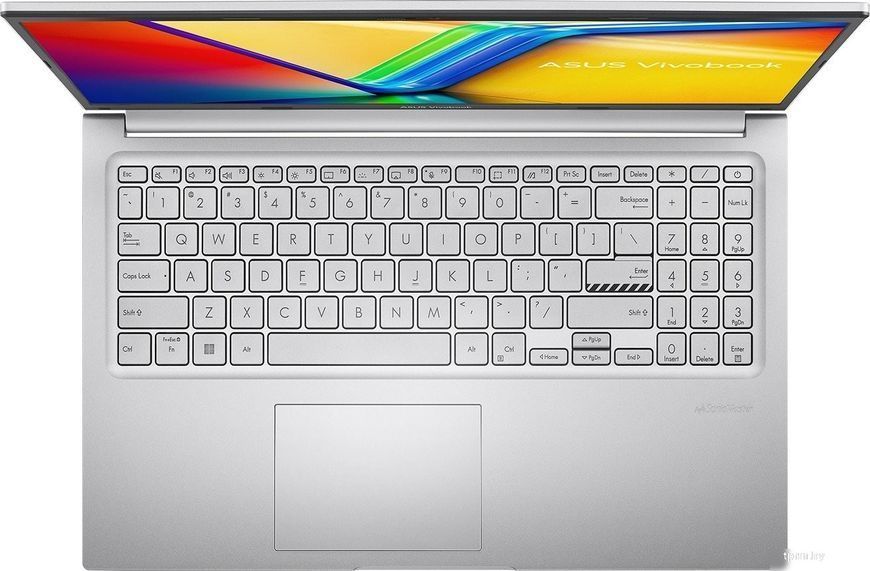 Ноутбук 15.6 ASUS Vivobook 15 X1502VA Silver, Intel i5-13420H 2.1-4.6GHz/16GB/SSD 512GB/Intel Iris Xe Graphics/WiFi 6E 802.11ax/BT/USB Type-C power delivery/HDMI/2xUSB 3.2/HD WebCam/Illuminated Keyboard/15.6 IPS FHD 250 nits (1920x1080)/No OS X1502VA-BQ13 32956 DOXYTERRA.md фото