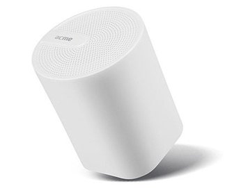 ACME SP109W Dynamic Bluetooth speaker White, 3W, 90Hz–20kHz, 80 dB, Li-polymer 300 mA, Battery life: up to 6 hours, USB (boxe portabile sistem acustic/колонки портативные акустическая сиситема), www 23683 фото